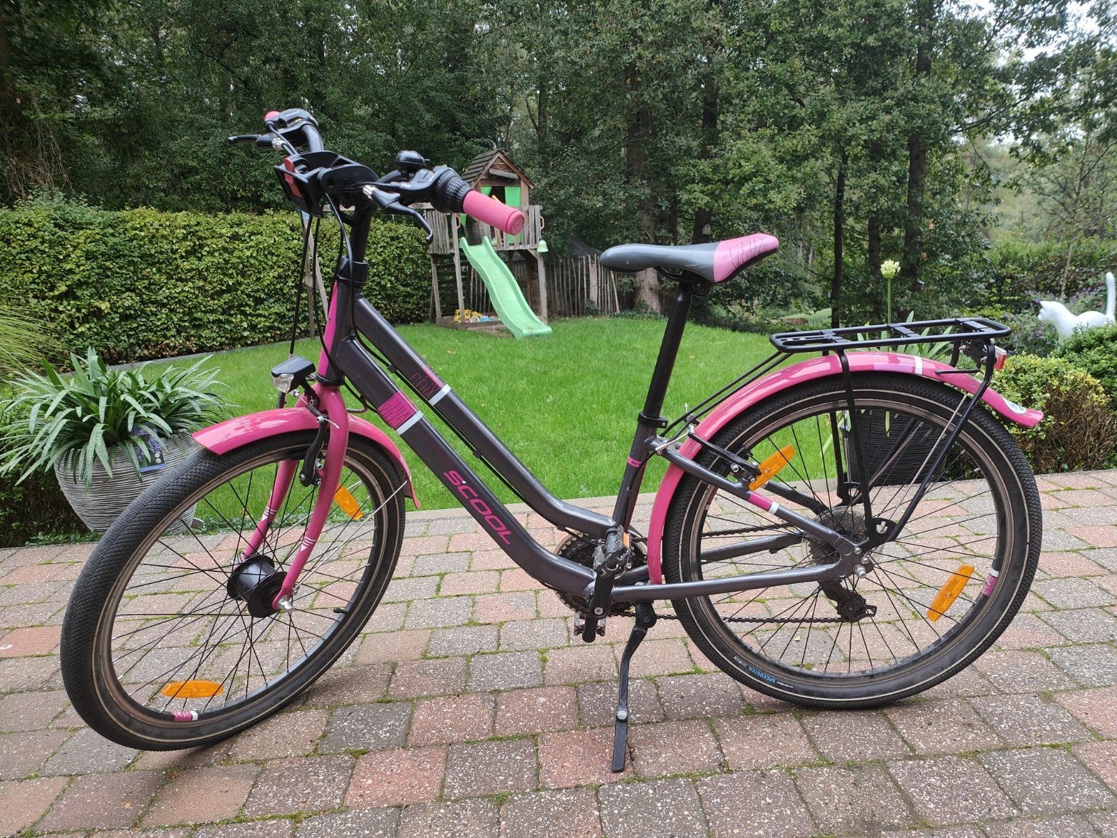 S'COOL chiX 24 inch kinderfiets – 21 versnellingen, Ophalen, Velgrem, Versnellingen, 's cool