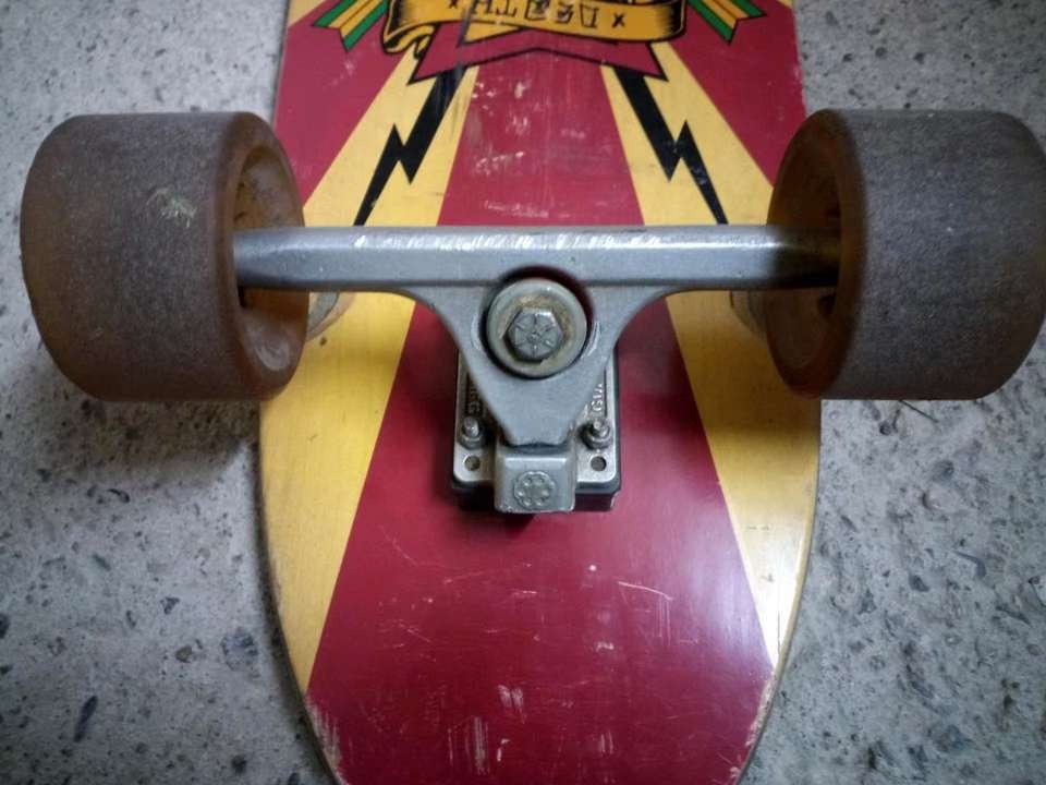 180mm Gunmetal Longboard Trucks Pair, Enlèvement ou Envoi, Skateboard, Longboard