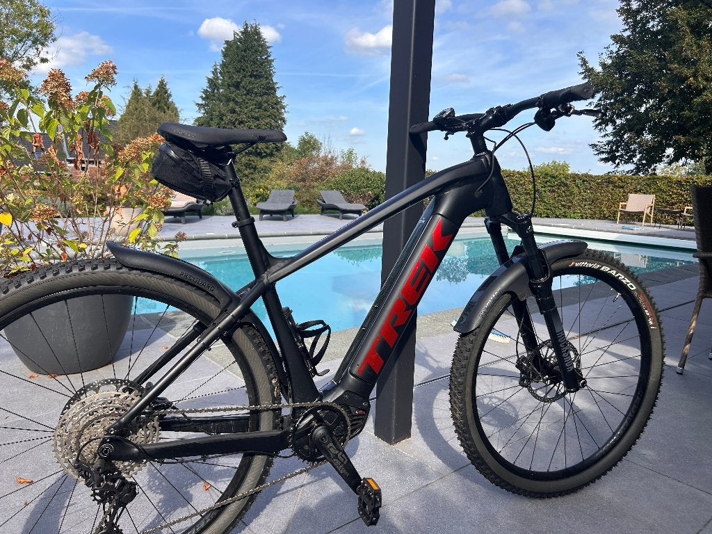 Trek Powerfly 5 Gen 3 - XL - 31 Km + Garmin Edge Explore 2, Vélos & Vélomoteurs, Comme neuf, Enlèvement, Hommes, Frein à disque