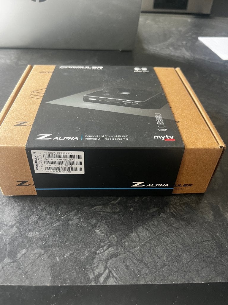 Box Formuler Z Alpha, TV, Hi-fi & Vidéo, Enlèvement, Comme neuf, HDMI, Moins de 500 GB