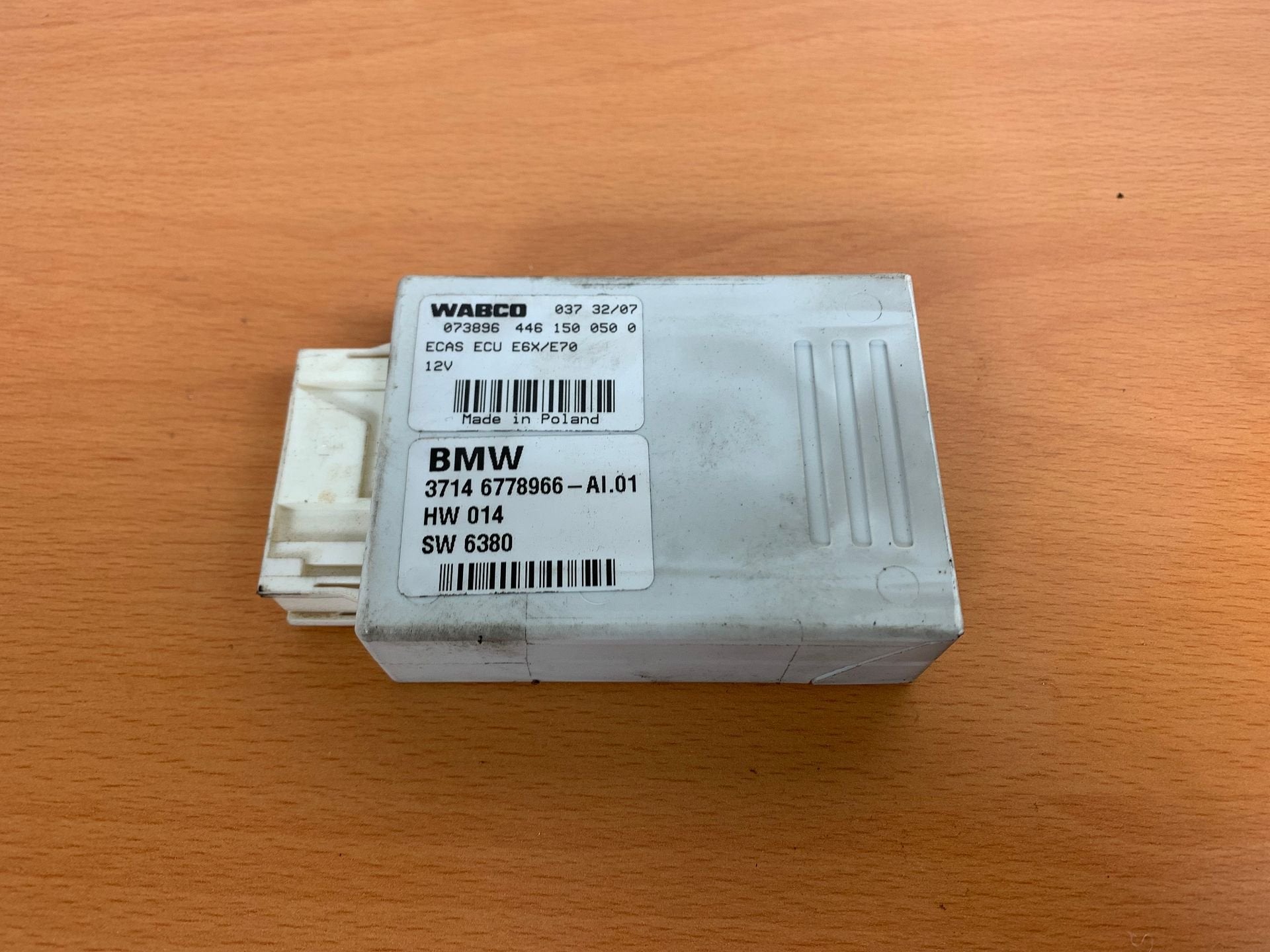 BMW X5 X6 2006 tot 2013 luchtvering module 6778966, Gebruikt, -, -, Ophalen of Verzenden