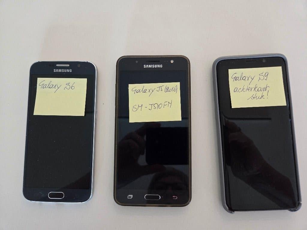 3 téléphones intelligents Samsung, Enlèvement ou Envoi, Utilisé, Autres types, Samsung