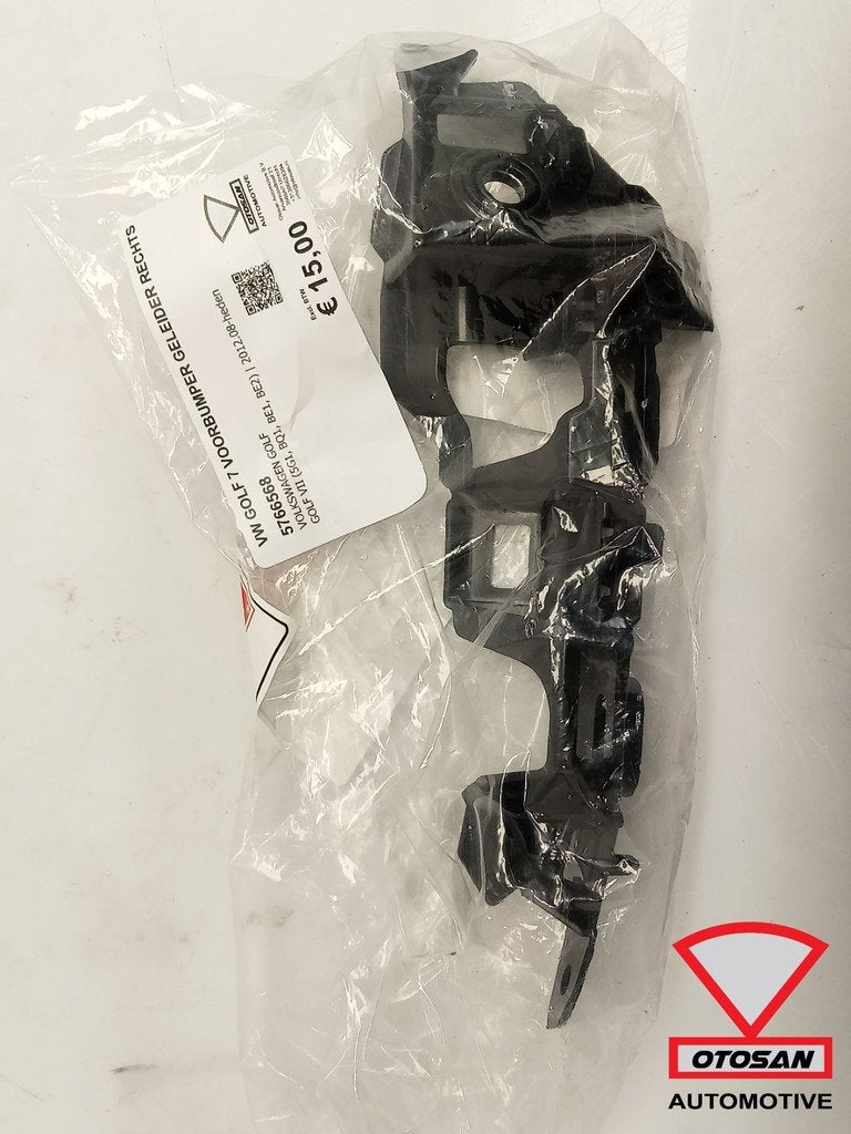 VW Golf 7 Voorbumper bumper Geleider Houder Rechts Nieuw, Gebruikt, Volkswagen, Volkswagen AG, Rechts