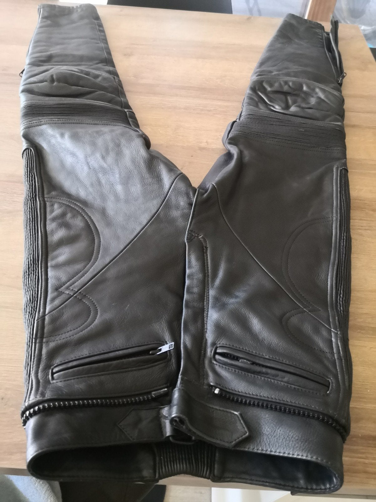 pantalons de moto noirs pour femmes XS, Enlèvement ou Envoi, Seconde main, Femmes, Pantalon | cuir