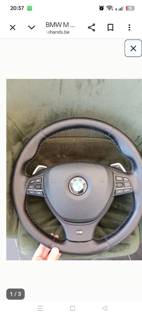 BMW M Sport Stuurwiel Full Option, Blauw, Particulier, Te koop, Blauw