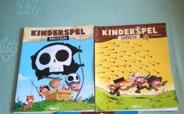 Strips Kinderspel + De kippen van Kentucky + Parker & Badger, Plusieurs BD, Enlèvement ou Envoi, Utilisé