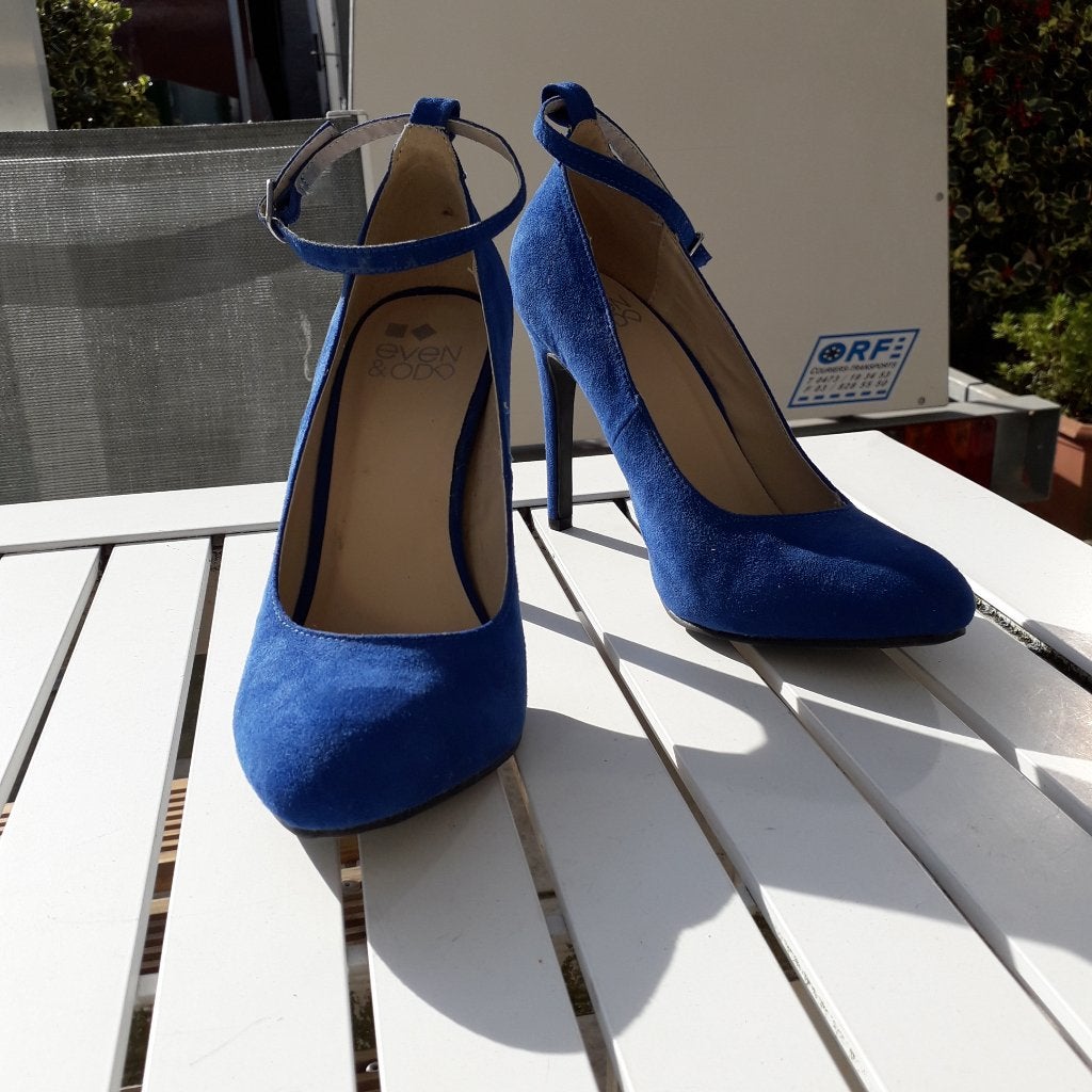 schoenen 38, Schoenen met lage hakken, Nieuw, Verzenden, Blauw