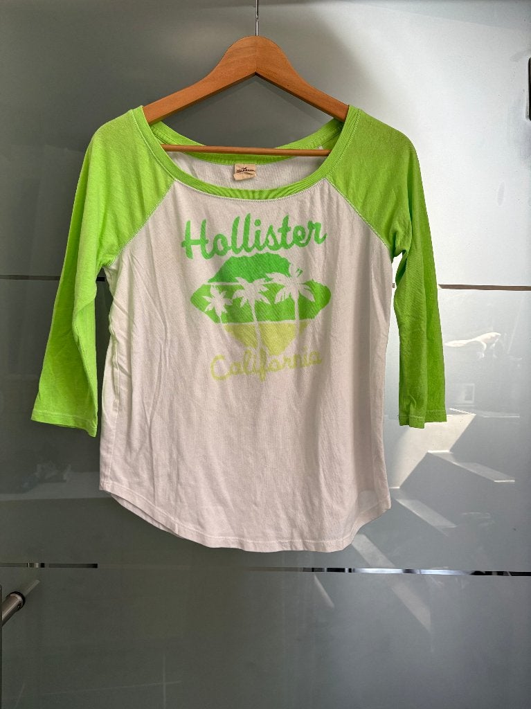 Hollister - Longsleeve Driekwartmouw - Small, Ophalen of Verzenden, Zo goed als nieuw, Lange mouw, Maat 36 (S)