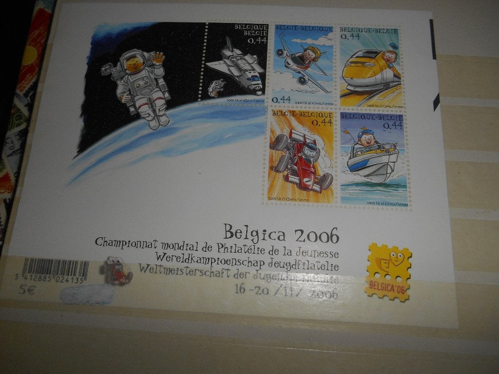 Feuillet timbre Belge " Belgica 2006", Timbres & Monnaies, Timbres | Europe | Belgique, Enlèvement ou Envoi