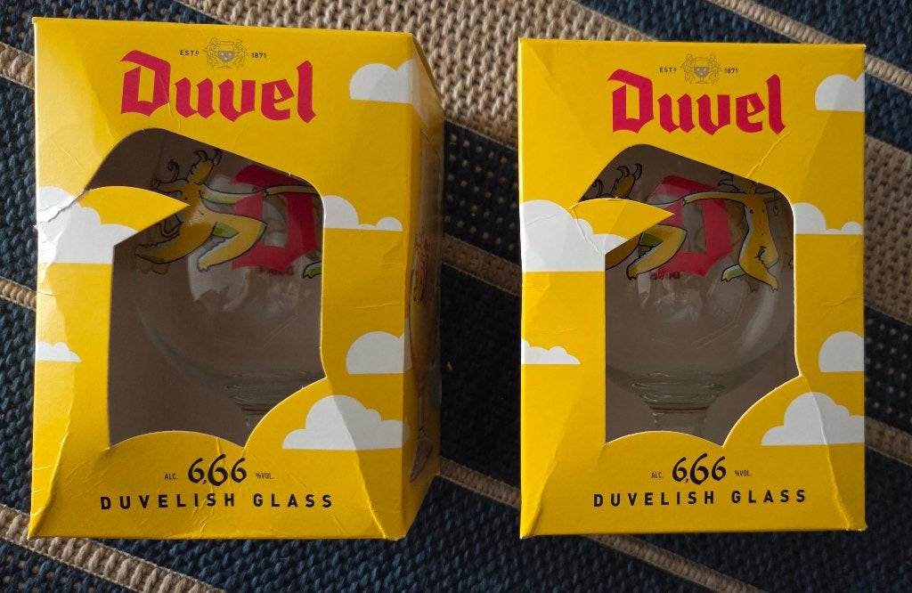Verres Duvel 666, Enlèvement ou Envoi, Duvel