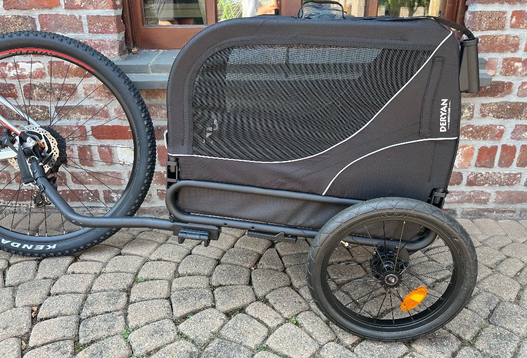 Honden fietskar en Buggy Deryan, Dieren en Toebehoren, Honden-accessoires, Ophalen, Zo goed als nieuw