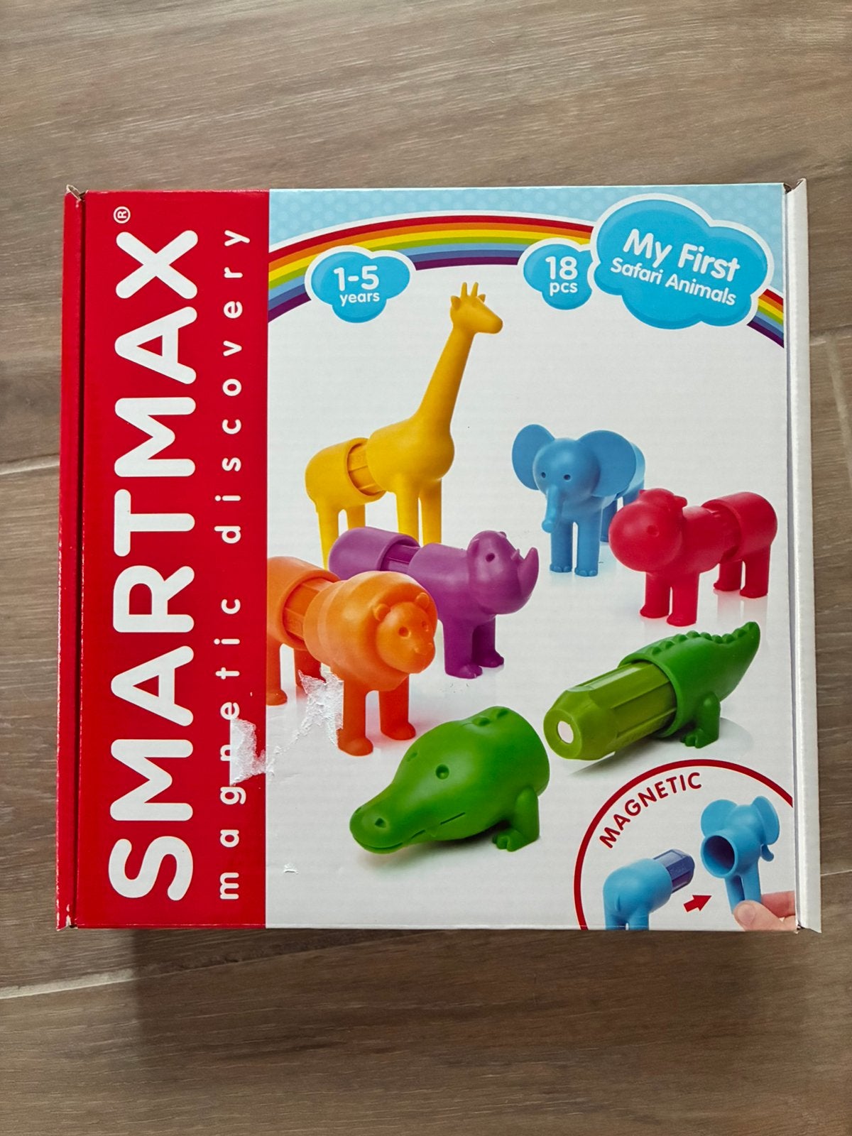 Smartmax magneten Safari dieren, Ophalen of Verzenden, Zo goed als nieuw