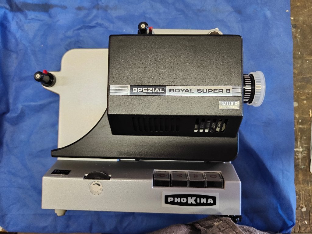 Super 8-projector, Ophalen, Projector