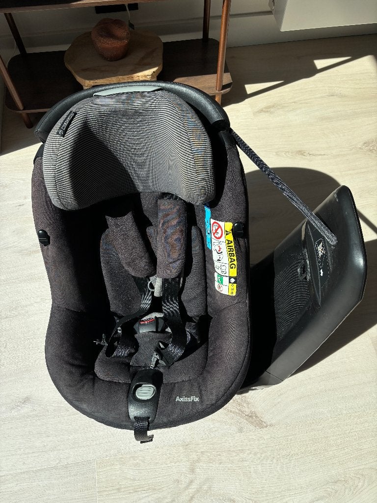 Maxi-Cosi AxissFix i-Size Autostoeltje - 360 draaibaar, Ophalen, Verstelbare rugleuning, Gebruikt, 0 t/m 18 kg