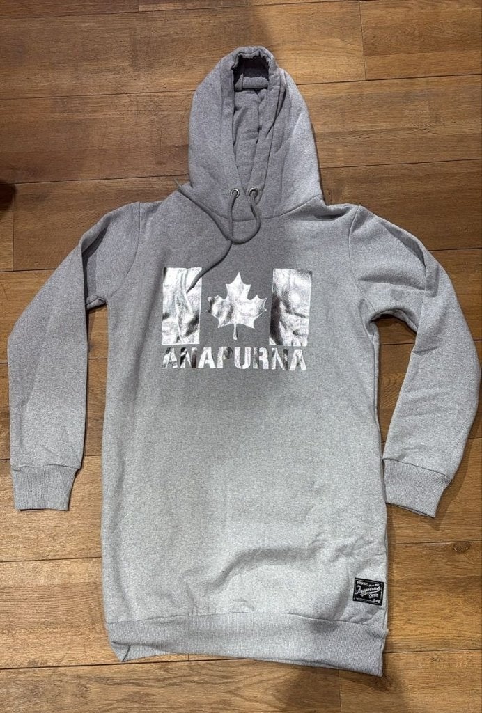 Falhana robe sweat à capuche Anapurna femme gris clair, Maat 38/40 (M), Nieuw, Ophalen of Verzenden, Grijs