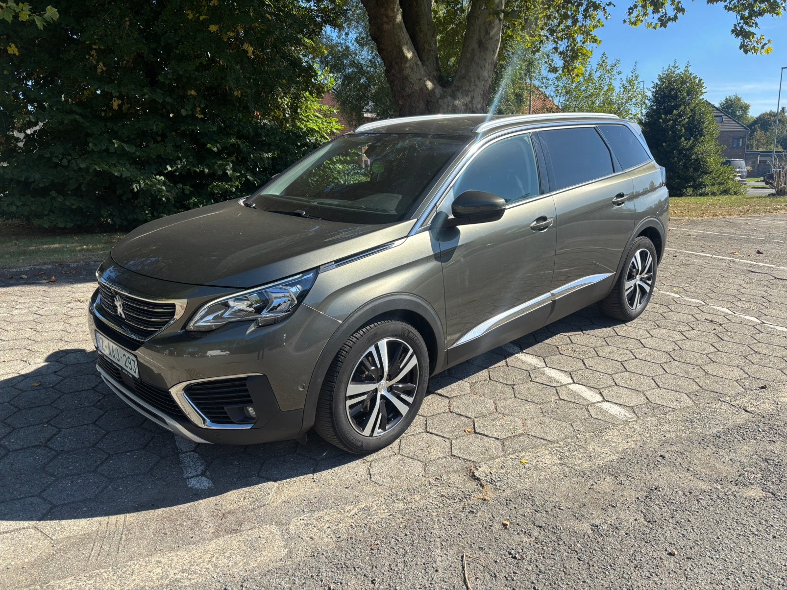 Prachtige Peugeot 5008 benzine 2018 AUTOMAAT in top staat ., Argent ou Gris, Achat, Euro 6, Entreprise