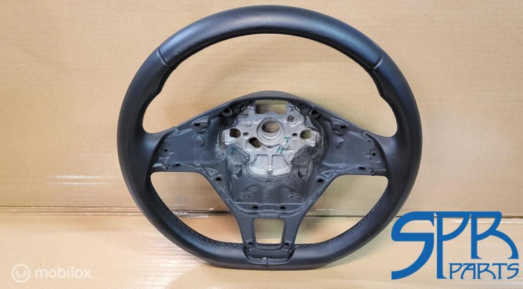 Vw GOLF 7 VII LEDER STUUR KAAL LEDEREN STUURWIEL 5G0419091, Gebruikt, Volkswagen, Ophalen of Verzenden, Volkswagen
