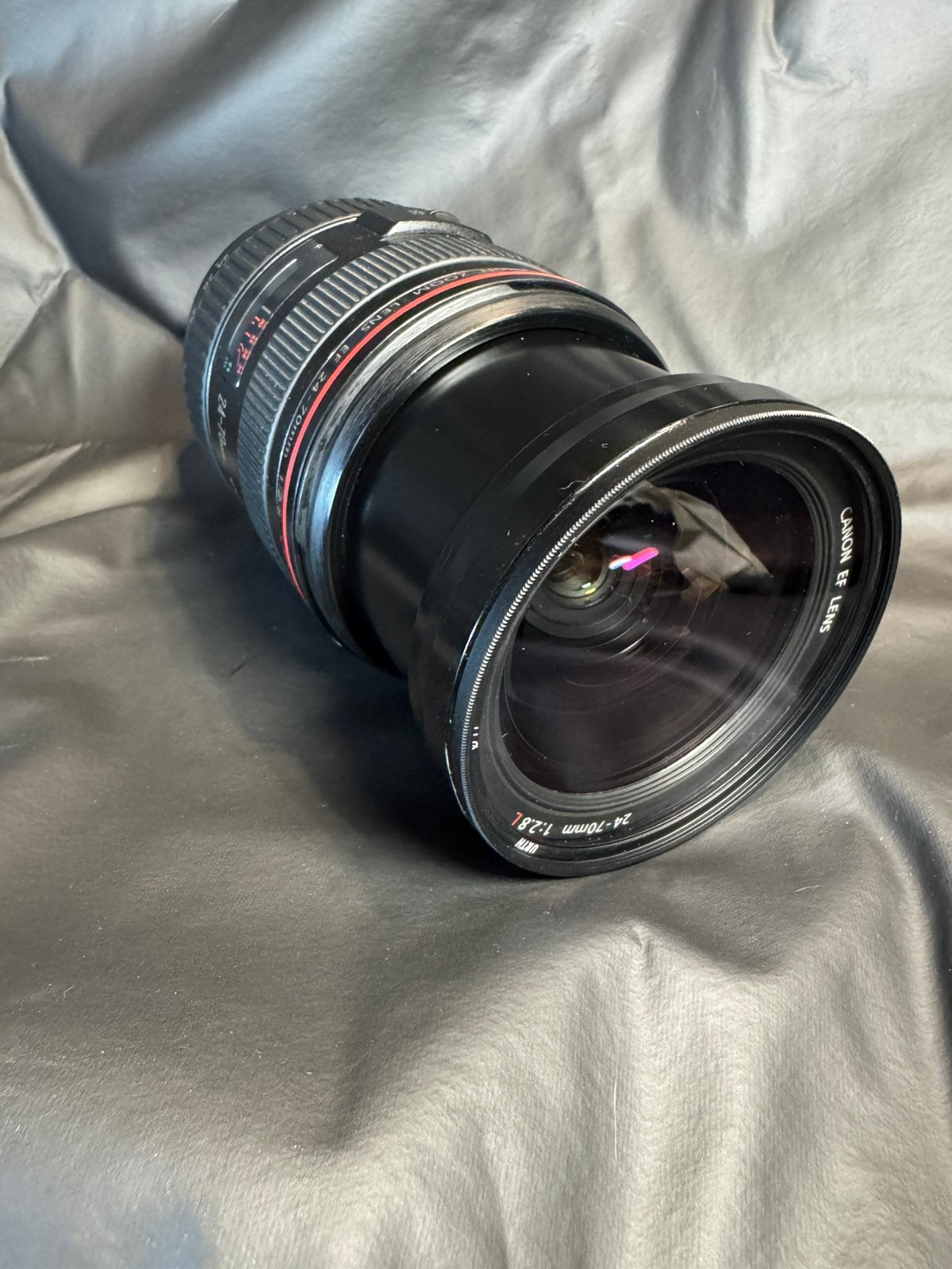 Canon EF 24-70 1:2.8 L USM, Gebruikt, Canon, Zonnekap, Ophalen of Verzenden