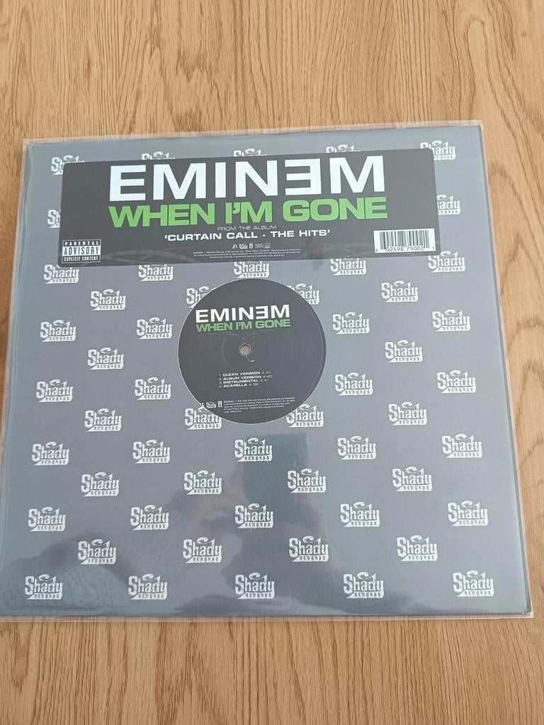Vinyle Maxi Single Eminem 2005 "When I'm gone" Pressage USA