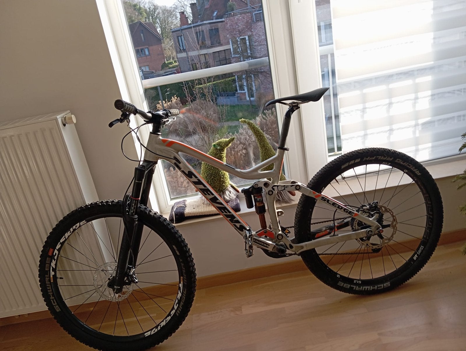 Stevens mountainbike met volledige vering, Fietsen en Brommers, Fully, Zo goed als nieuw, Schijfrem, Ophalen