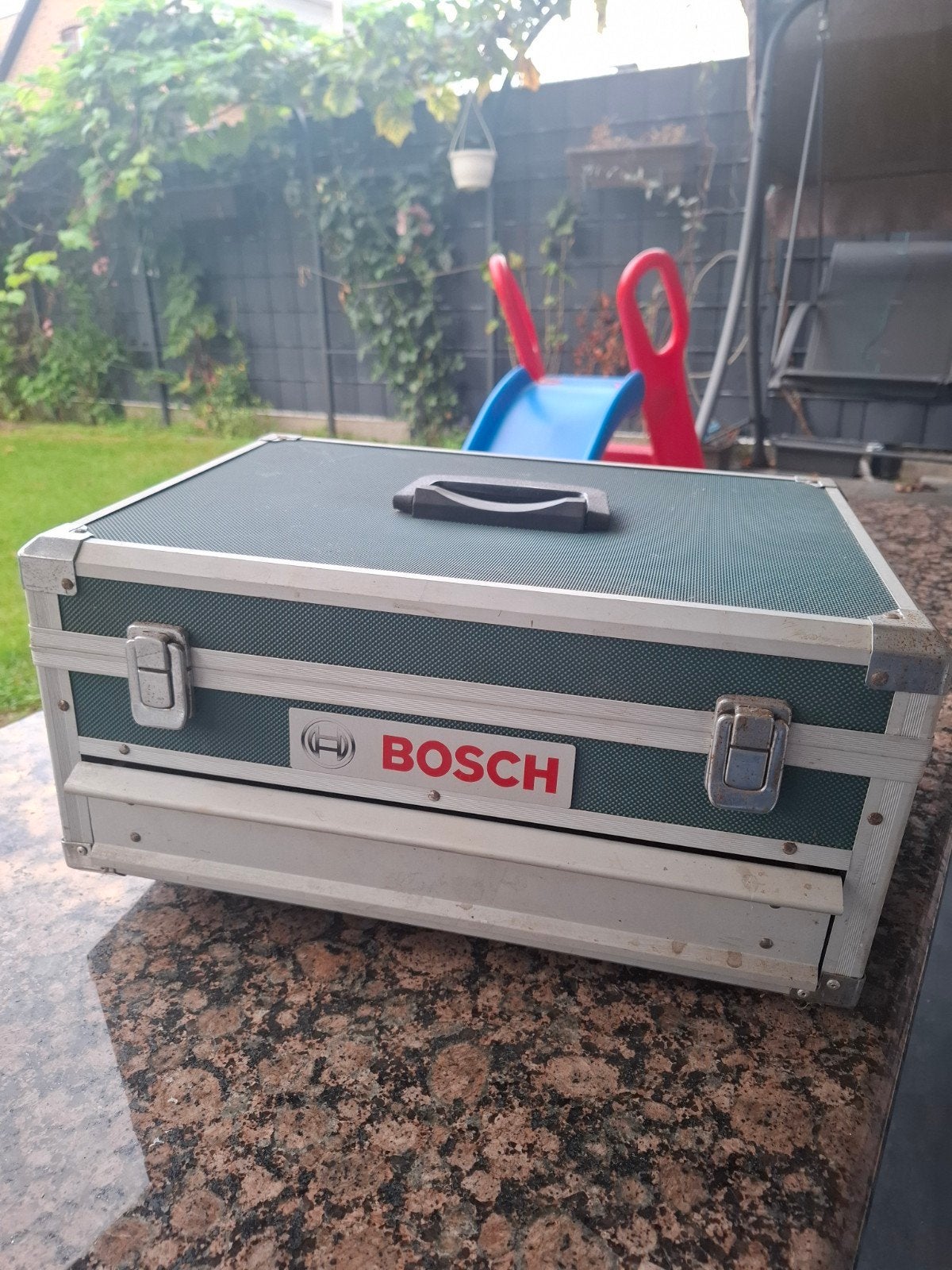 schreef machine blauwe Bosch, Doe-het-zelf en Bouw, Ophalen, Gebruikt, Boor- en Schroefmachine