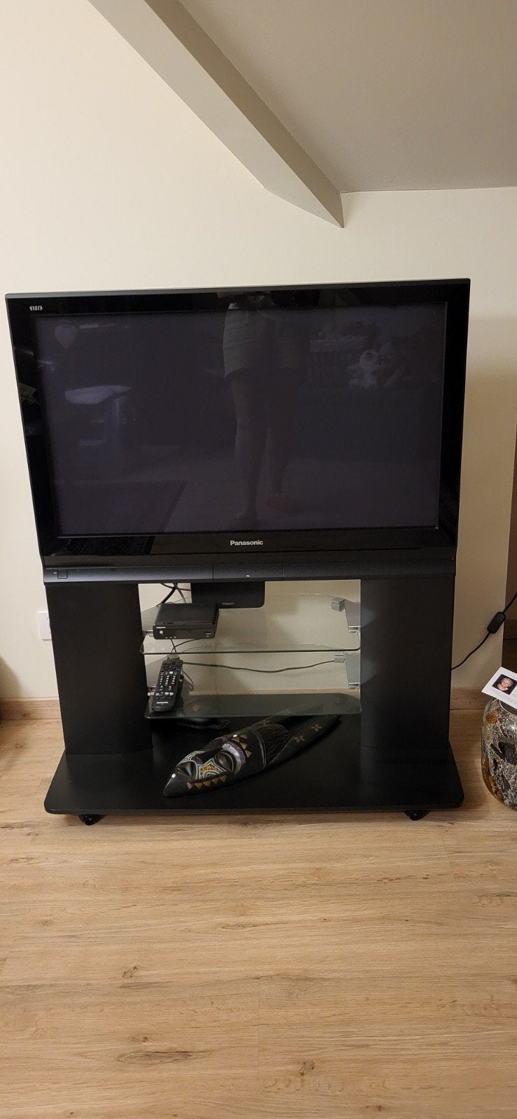 Panasonic tv op  origineel staantafel/ voet, Ophalen, Gebruikt, Panasonic