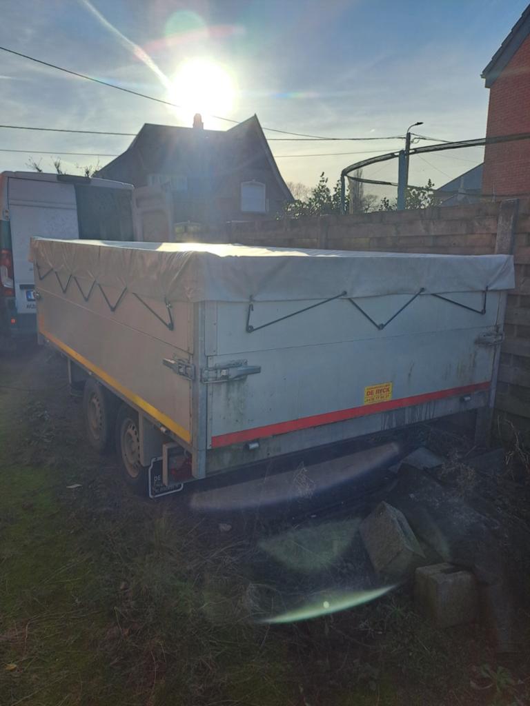 Geremde remorque kipper mtm 2500, Ophalen