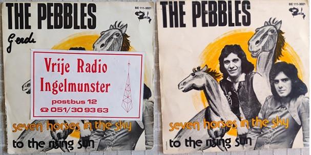 THE PEBBLES: "Seven horses in the sky" - Belpoptopper!, Enlèvement ou Envoi, Single, Comme neuf, Pop
