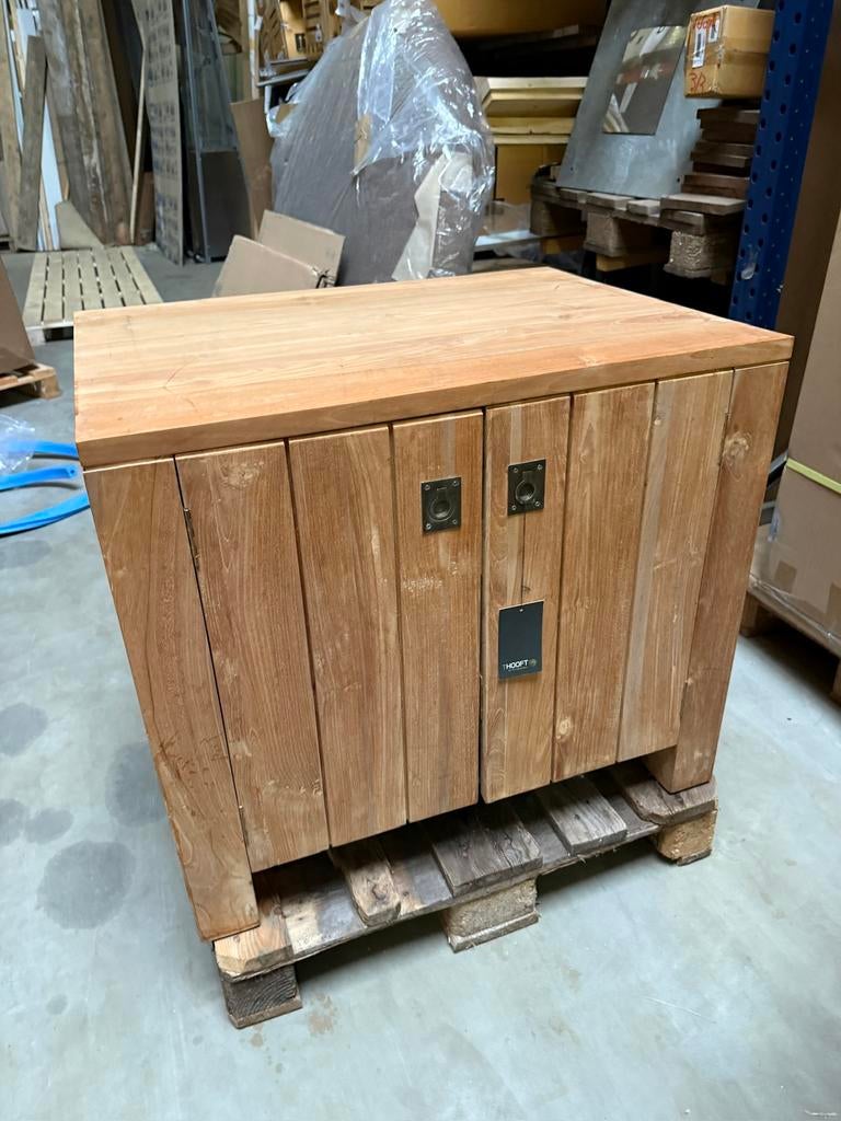 Commode of tuin kast in teak hout, Huis en Inrichting, Kasten | Ladekasten, Ophalen of Verzenden