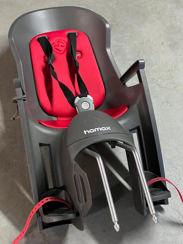 Porte bébé velo, 0 à 18 kg, Repose-pieds, Comme neuf, Enlèvement