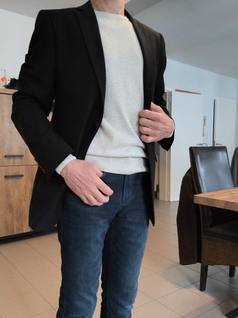 Blazer, Vêtements | Hommes, Neuf, Enlèvement, Noir, Taille 52/54 (L)