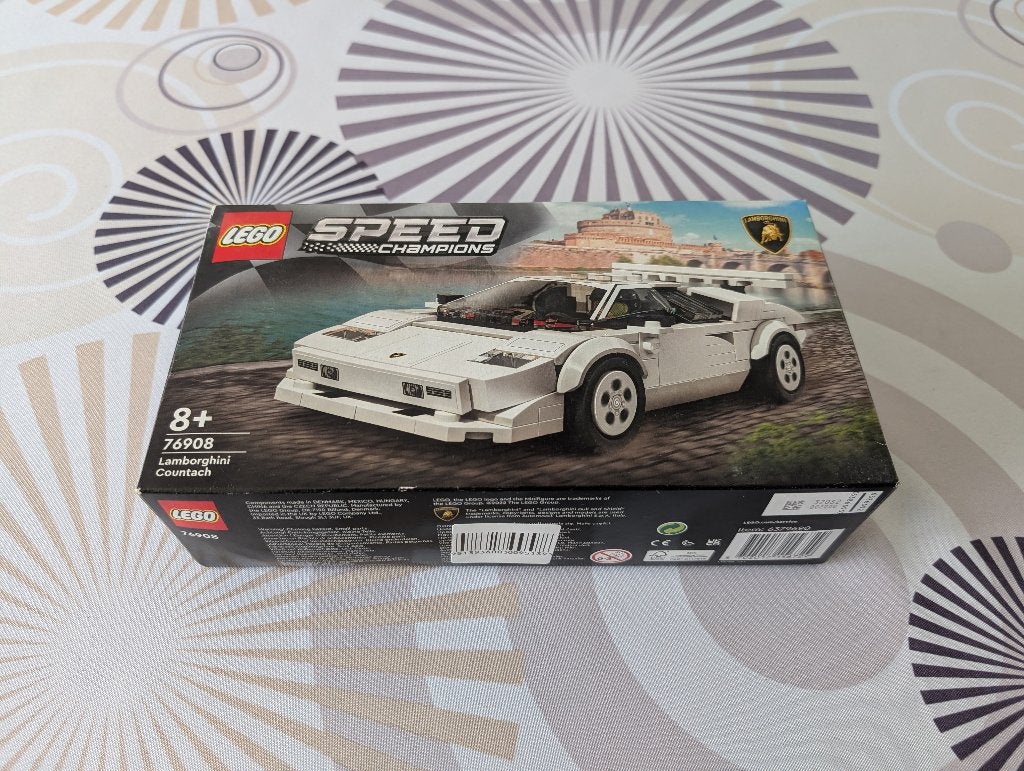 Lego Speed Champions Lamborghini Countach 76908, Lego, Nieuw, Complete set, Ongeopend/sealed