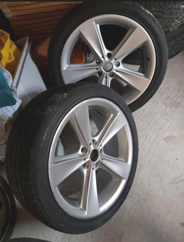 BMW-stijl 128 velgen, 19 inch, ET42 5x120, 8j x 4, Auto-onderdelen, Gebruikt, Banden en Velgen, Zomerbanden, Ophalen