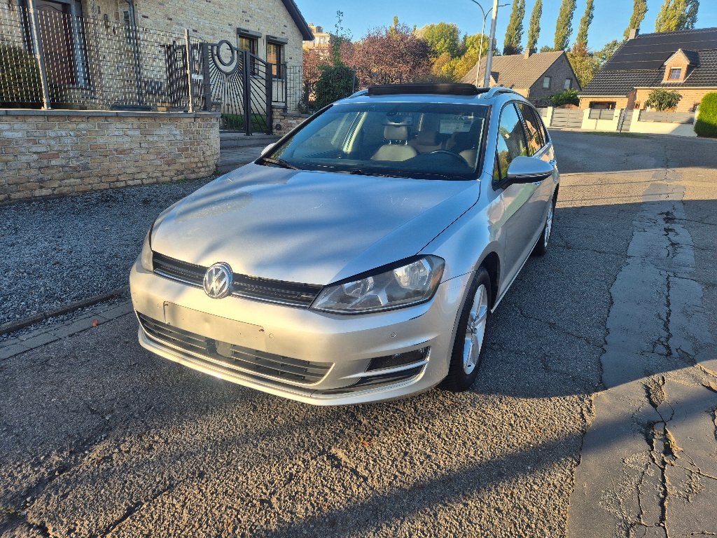 Volskwagen Golf 7 break 1600cc TDI, Auto's, Voorwielaandrijving, Euro 5, Zwart, 5 deurs
