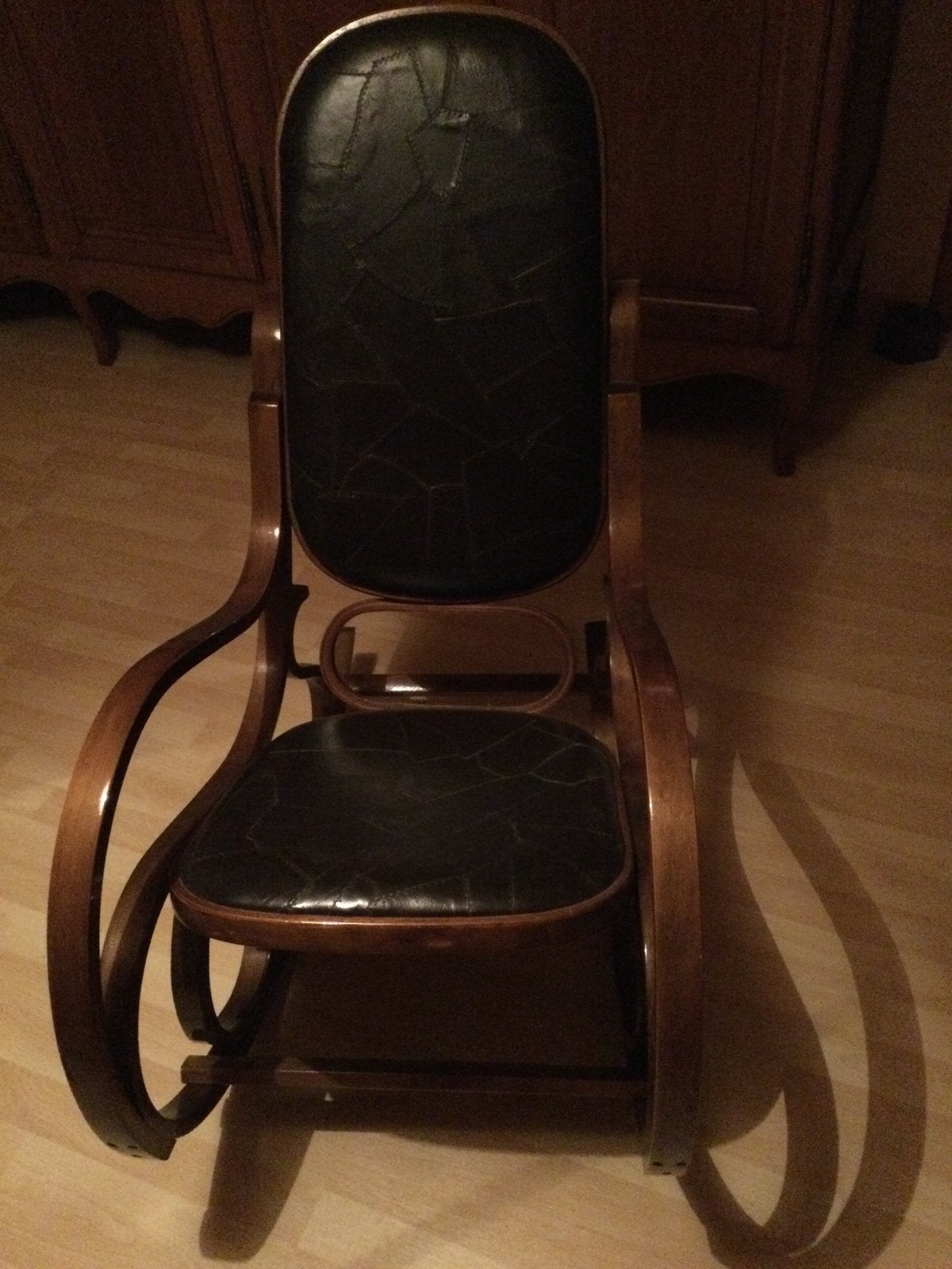 Rocking chair en bois tourné, Antiquités & Art, Enlèvement
