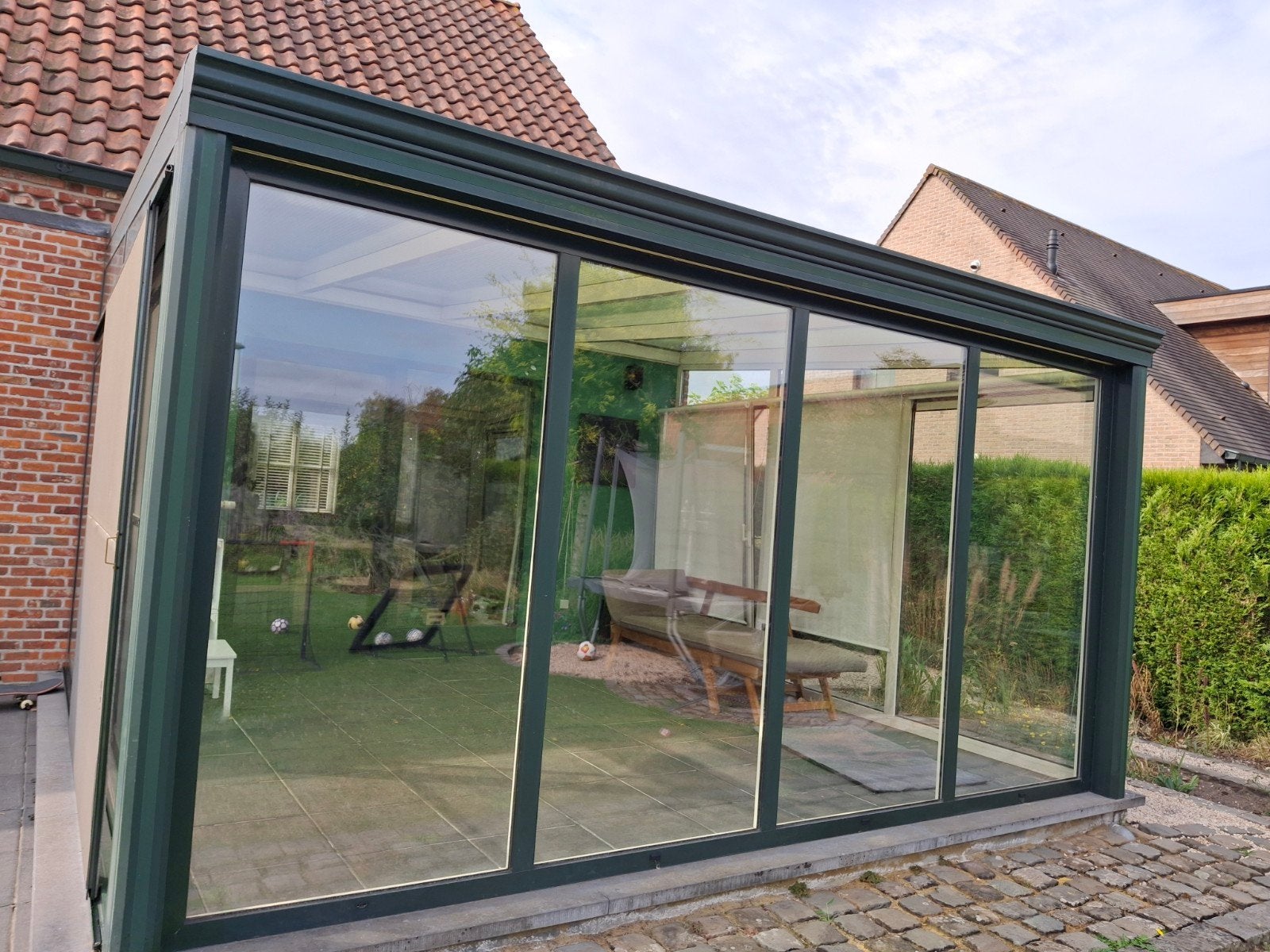 groene veranda, Tuin en Terras, Overkappingen, Ophalen, Gebruikt, Veranda