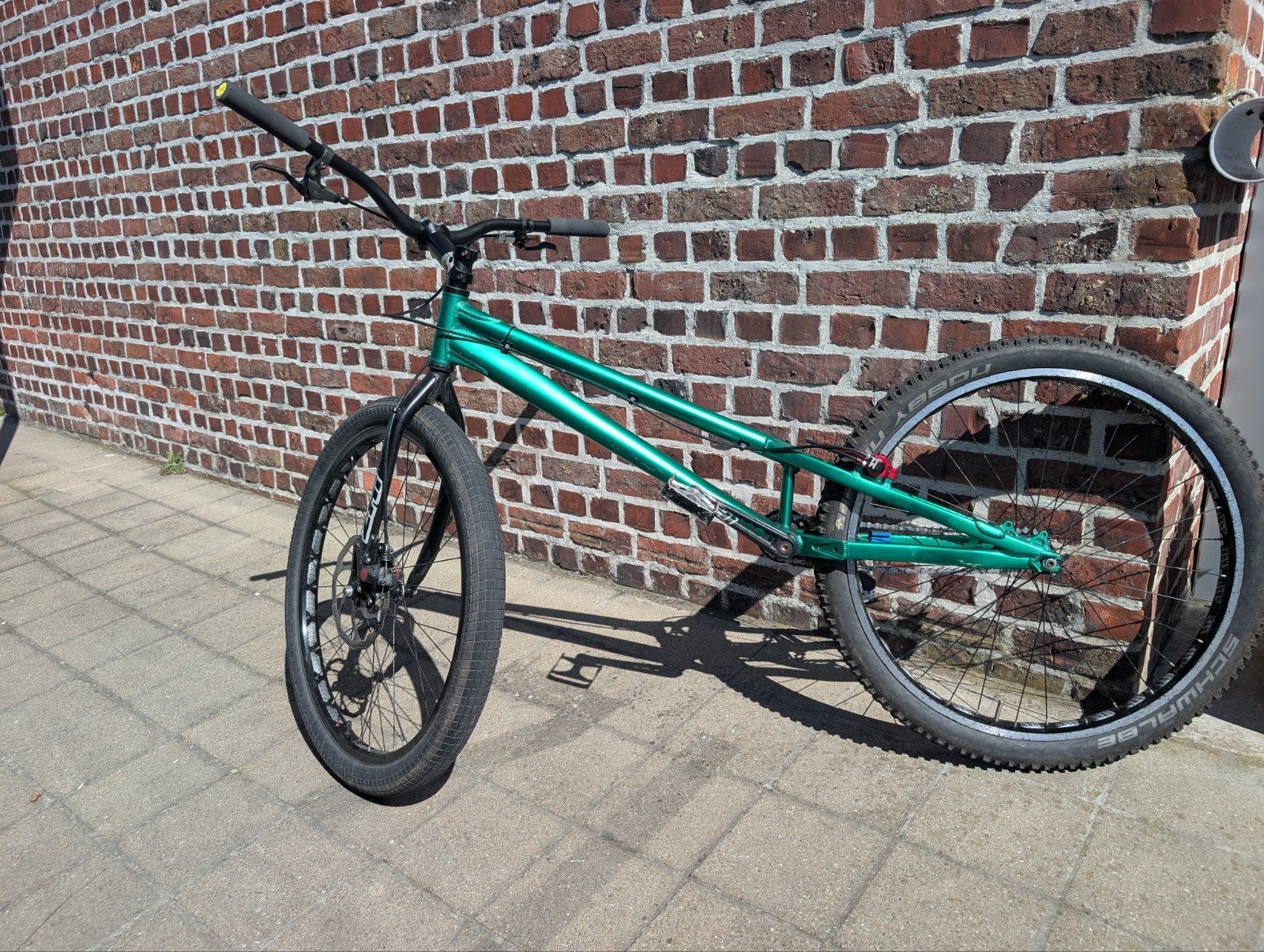 Trialfiets 26", Fietsen en Brommers, Geen vering, Ophalen, Schijfrem
