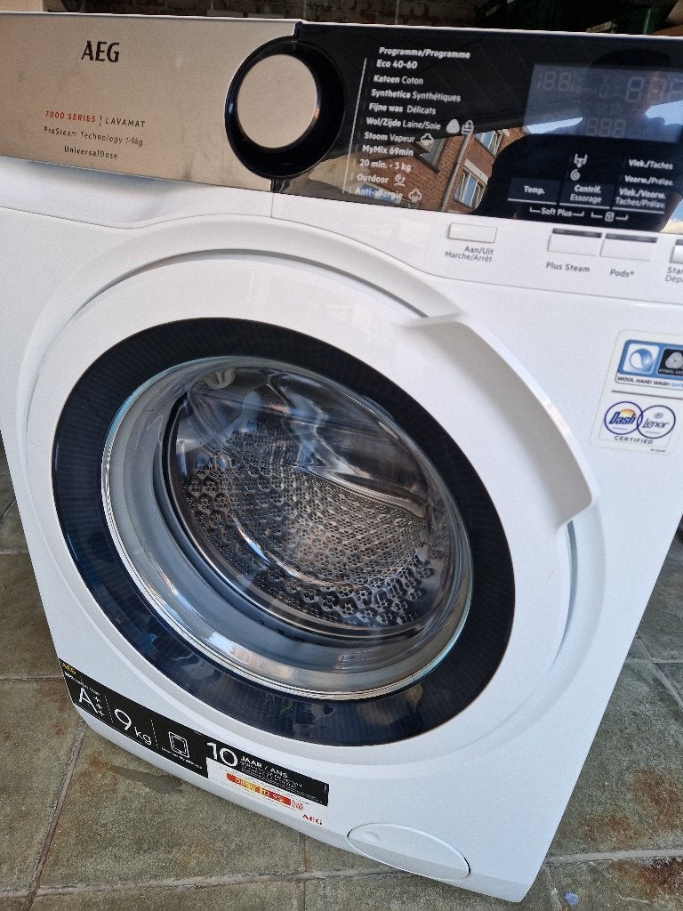 AEG 9kg A +++ wasmachine, Elektronische apparatuur, Ophalen, Zo goed als nieuw, Voorlader