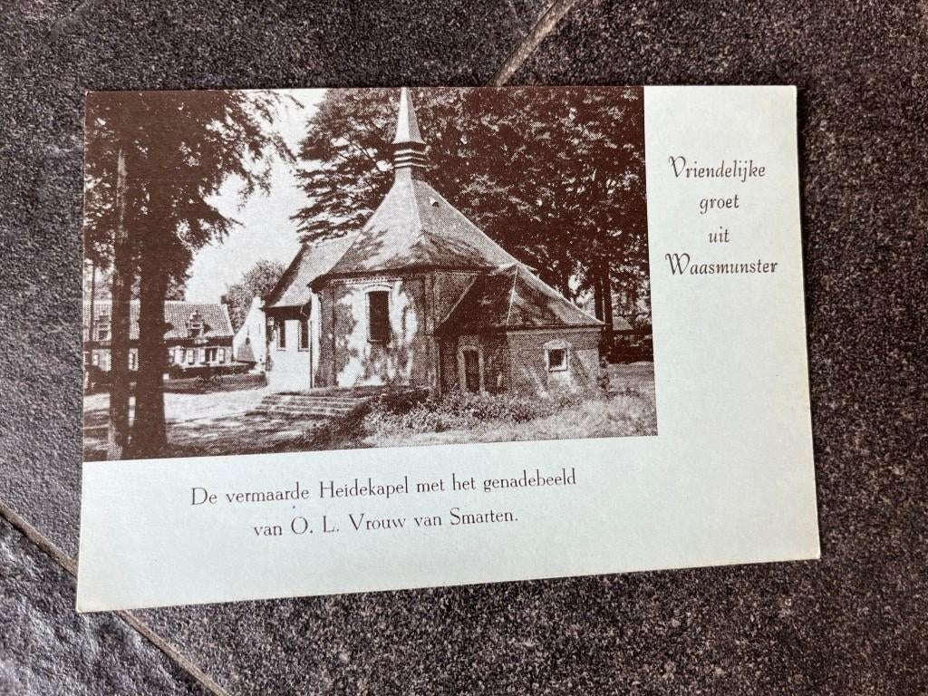 postkaart Heidekapel - Heidepark - Waasmunster, Ophalen of Verzenden, Oost-Vlaanderen