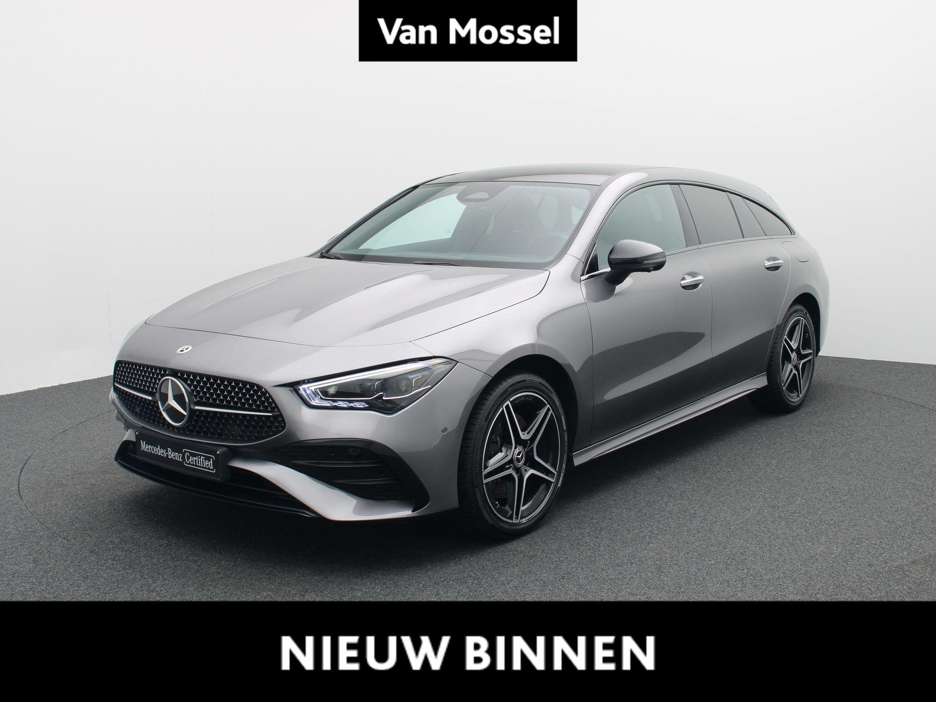 Mercedes-Benz CLA 250 e AMG Line Shooting Brake + MULTIBEAM, Auto's, Stof, Gebruikt, Zwart, 4 cilinders