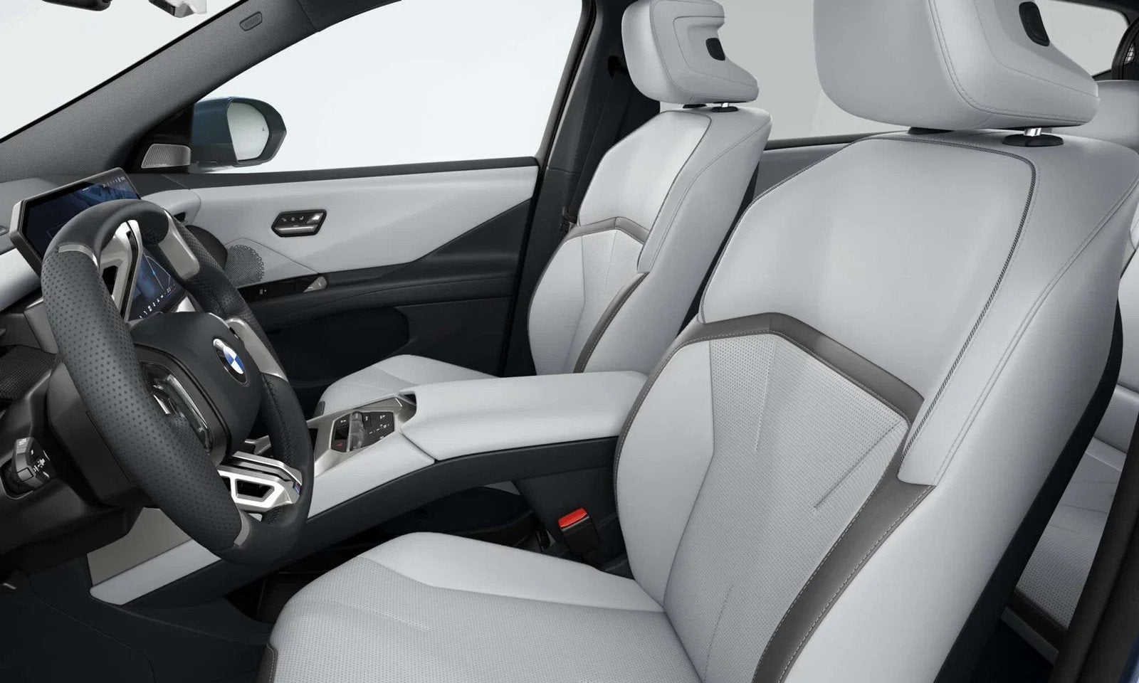 BMW iX3 50 xDrive M Sport / PANO / TREKHAAK / STUURVERW / 3D, Auto's, Automaat, Gebruikt, Blauw, Lichtsensor