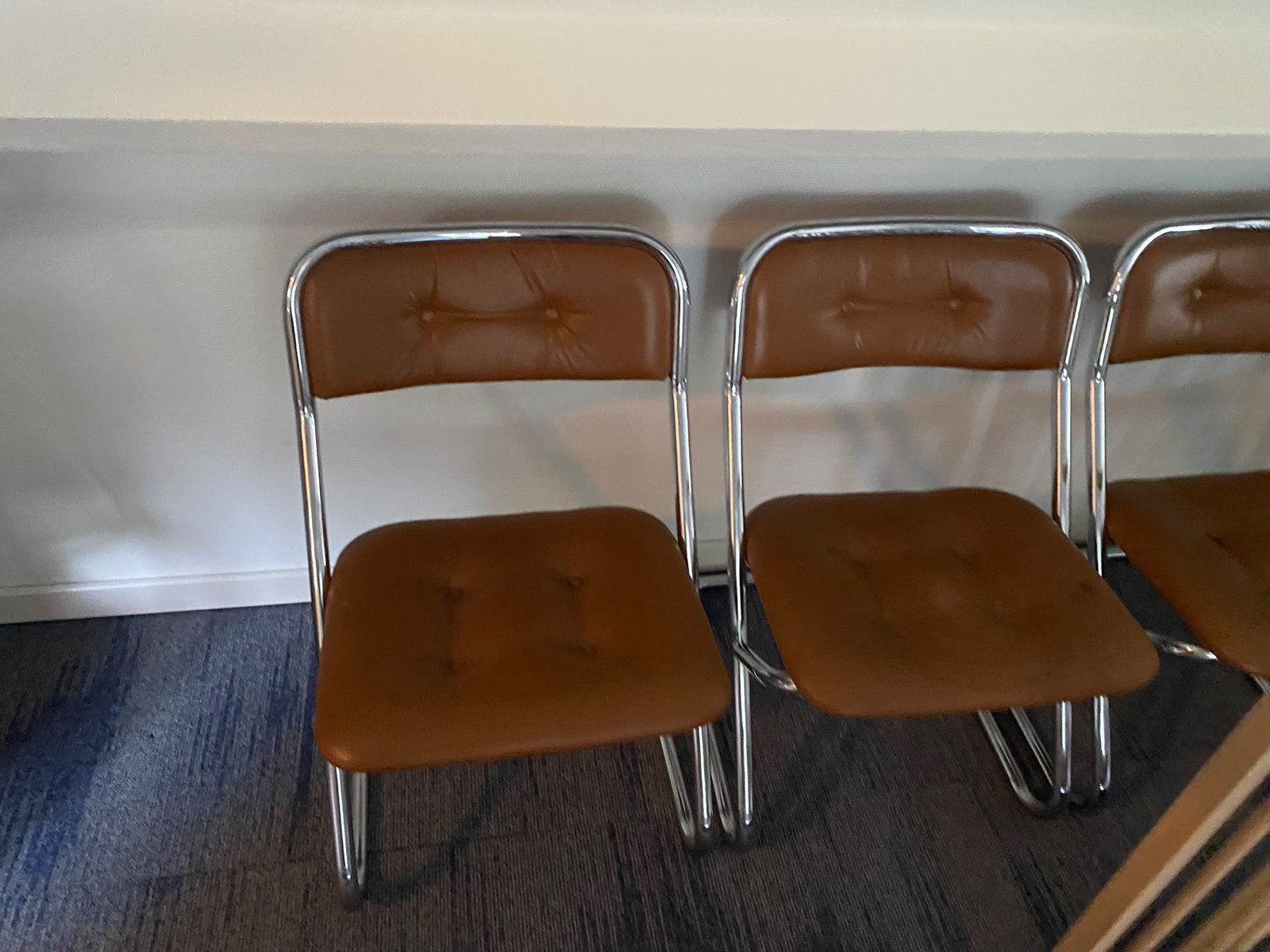 Set van 6 Vintage buisstoelen in perfecte staat ., Huis en Inrichting, Ophalen, Zo goed als nieuw