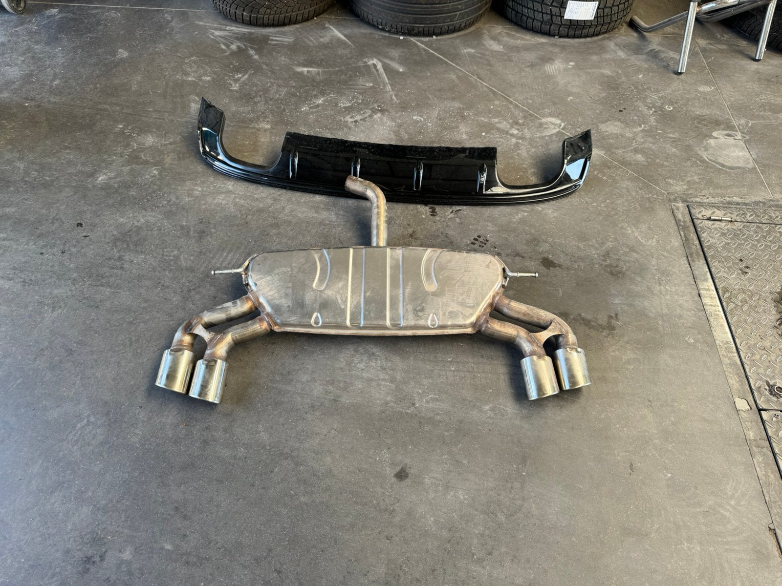 Uitlaat demper voor audi A3 8V hatchback TDI, Ophalen, Gebruikt, Audi