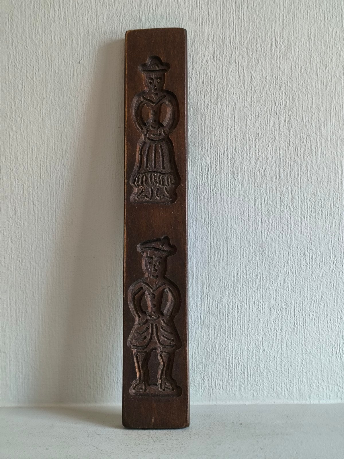 Vintage handgesneden speculaasvorm, Antiek en Kunst, Antiek | Keukengerei, Ophalen of Verzenden