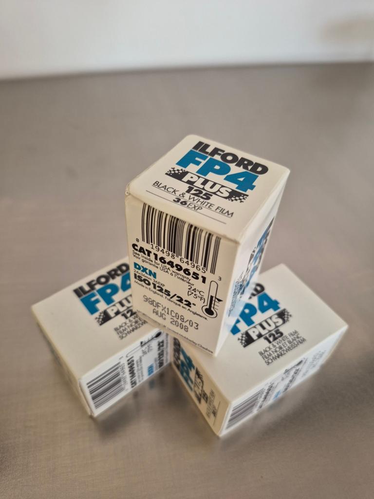 Ilford FP4 plus (3x), Audio, Tv en Foto, Filmrollen, Ophalen