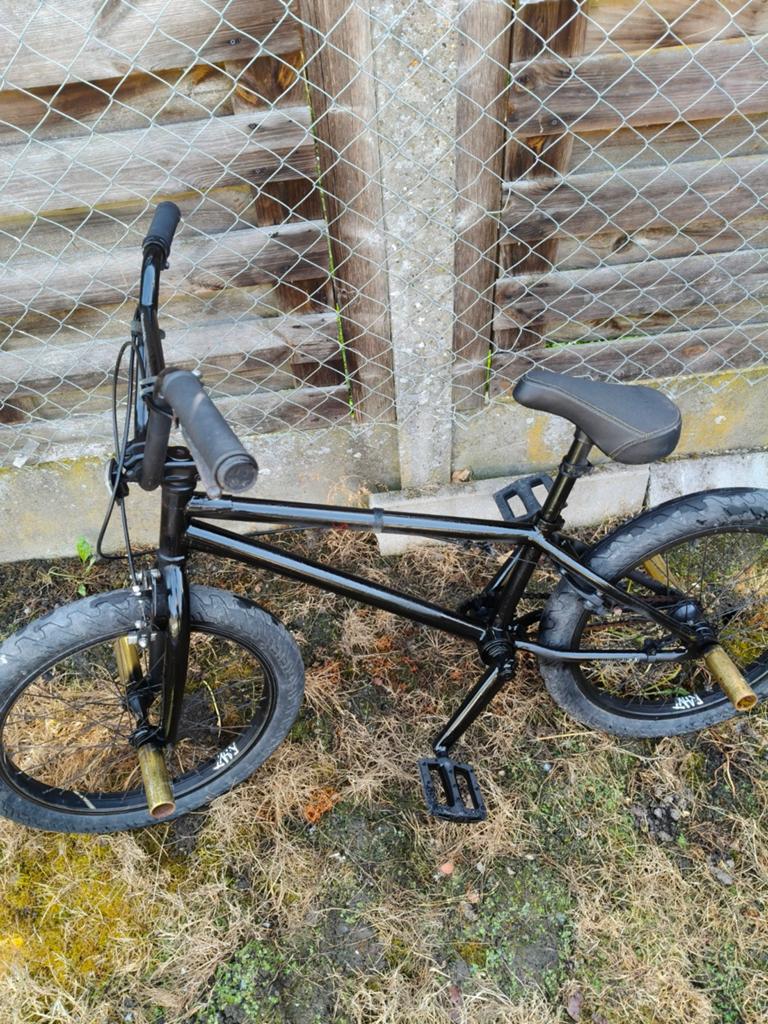 Kinder fiets zwart bmx, Fietsen en Brommers, Ophalen