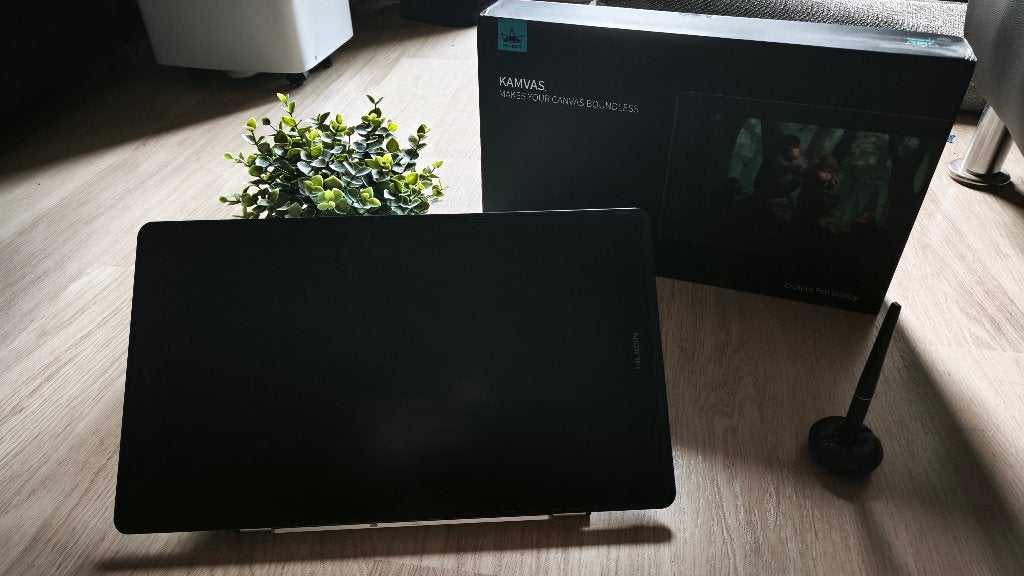 Huion Kamvas Pro 16, Computers en Software, Ophalen, Multi-touch, Zo goed als nieuw, Bedraad