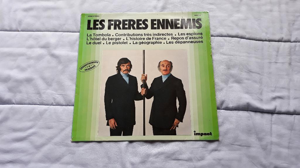 les frères ennemis vinyle, Cd's en Dvd's, Vinyl | Overige Vinyl, Ophalen of Verzenden, 1960 - 1969, Gebruikt