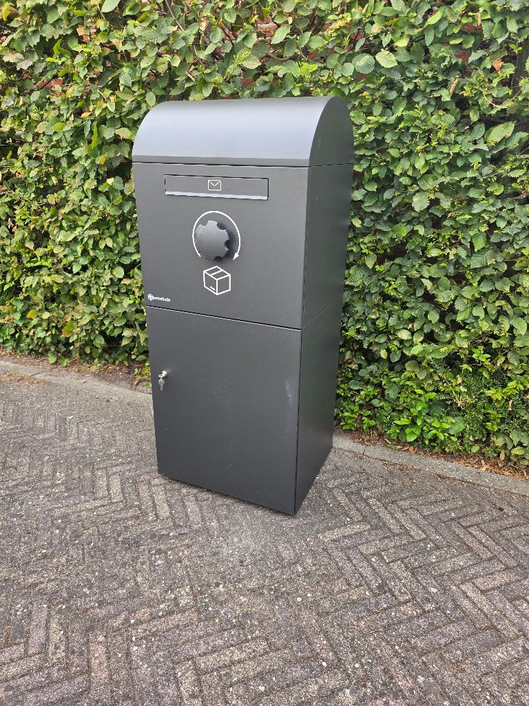 Pakket-brievenbus, groot, antracietgrijs, Huis en Inrichting, Woonaccessoires | Zuilen en Pilaren, Nieuw, Ophalen