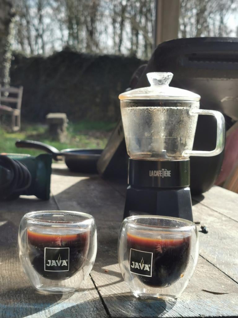 espresso potje, moka pot, percolator, Ophalen of Verzenden